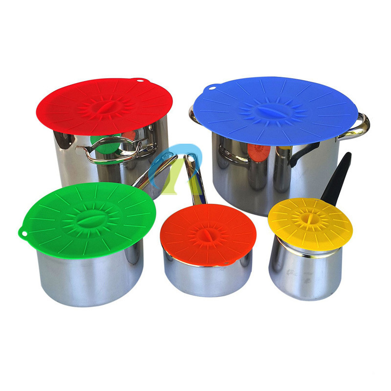 Dongguan factory Food grade silica gel Lids Five-piece silica gel environmental protection seal up Lids life Commodity