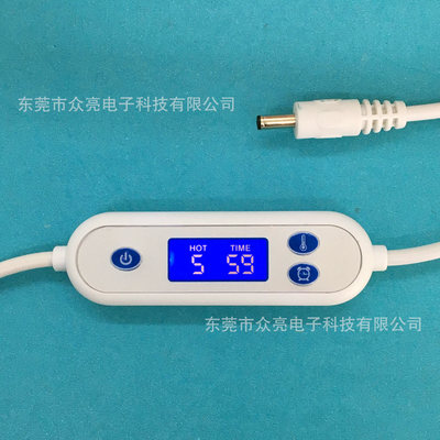 廠家直供液晶LCD調溫開關  USB調溫線控開關 電熱眼罩調溫開關線