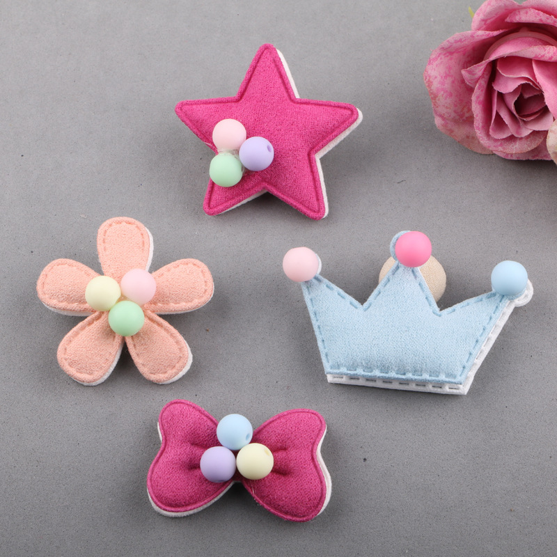 diy Hairpin children Hairdressing parts wholesale Korean Edition Hair band manual colour Bowtie Hairpin gift decorate
