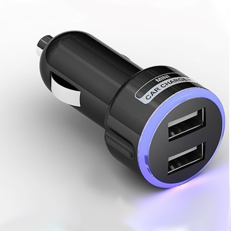 车载手机充电器 黑色