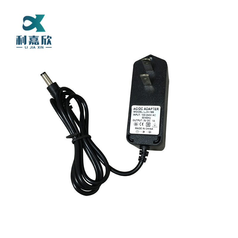 厂家供应3v1a美规收音机电源 3V1000MA直流稳压电源适配器