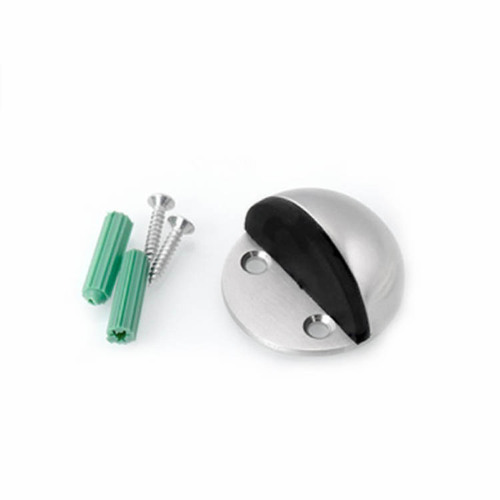 Door stop stainless steel door top door stop turtle top semicircular anti-collision glass door floor-mounted top-mounted limit door bumper