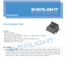 微型贴片反射式光电开关 近距离检查红外开关ITR1502SR40A/TR8