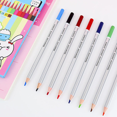 Подлинный junesix 3.0 Advanced Core 12 -Color Water -soluball Color Head Kind's Drawing Non -Toxic Pencil