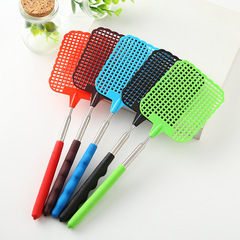 Creative retractable plastic fly swatter, summer supplies mosquito swatter, household daily use fly swatter, street stall supply