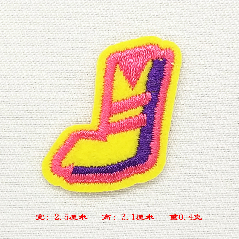 Nuevo color 26 letras pegatinas de tela pegatinas de bordado jeans rasgados parche decorativo pegatinas A- Z Inglés pegatinas