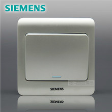 SIEMENS 远景Vista 一位双控大板开关(带荧光指示)5TA01141CC122