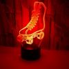 Skates, touch night light, table lamp, suitable for import, 3D, remote control