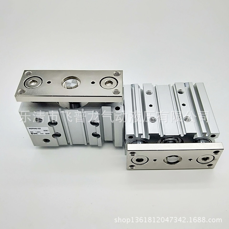 SMC型导杆三轴气缸MGPL MGPM40-12-16-20-25-32-40