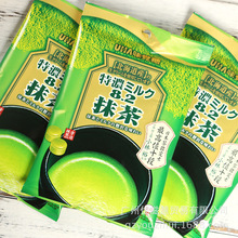 日本进口零食 UHA悠哈味觉糖北海道8.2宇治抹茶糖硬糖84g*6包/袋