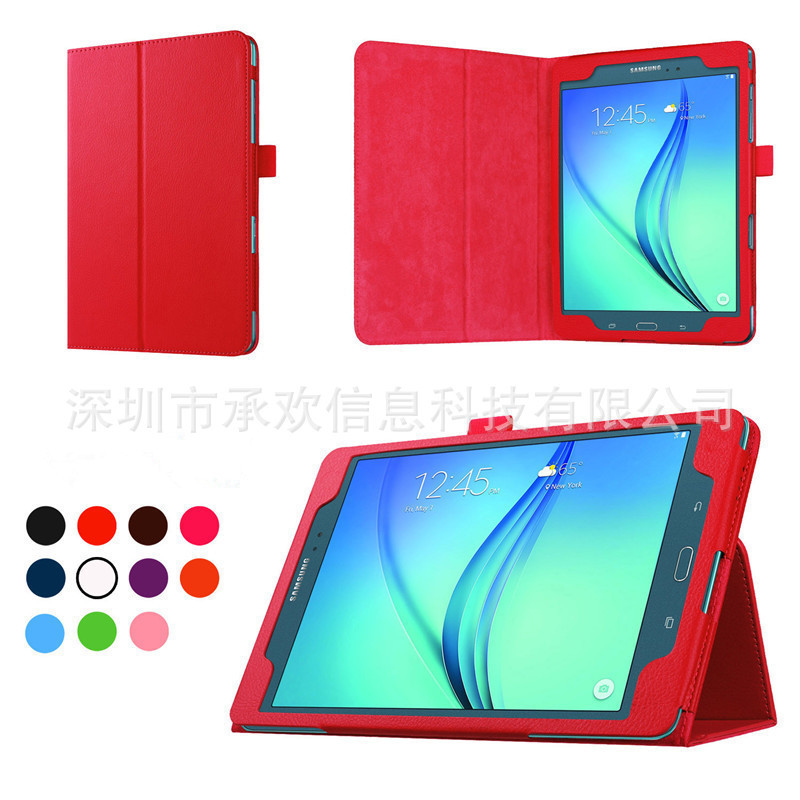 For Samsung T550 flat bracket leather case P550 9.7 inch bracket shell factory low price