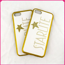 新款创意镶钻五角星手机壳水钻13手机保护套贴钻手机配件粘钻加工