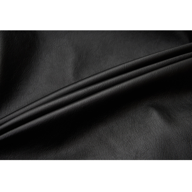 Men's Leather Jacket Slim Fit Stylish Motorcycle Coat_voghion.com