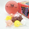 Foreign trade explosion TPR blowing animal wave ball TPR animal patched ball bubble ball soft glue inflatable ball toys