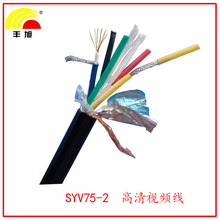 厂家直销SYV75-2-1*5芯2M线高频信号线5芯2兆同轴电缆通信机房DDF