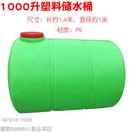 200 300 500升1000L水桶手推式喷雾器园林车水泵打药机塑料储水箱