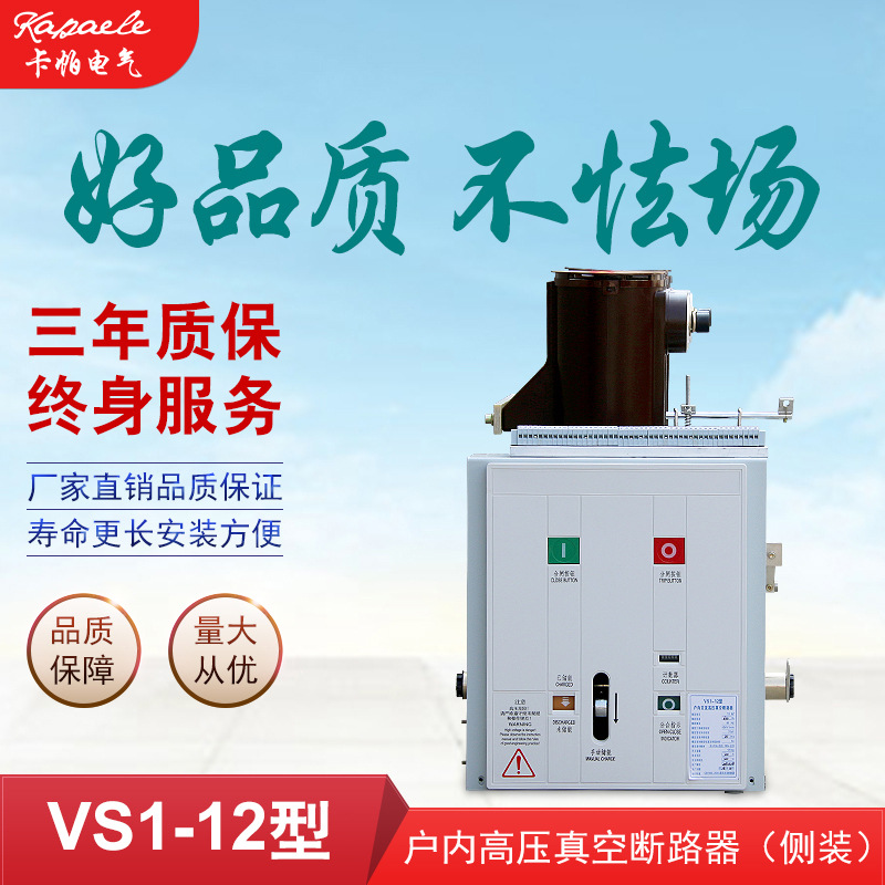 户内交流高压真空断路器 VS1-12真空断路器 VS1-12/630-25侧装式
