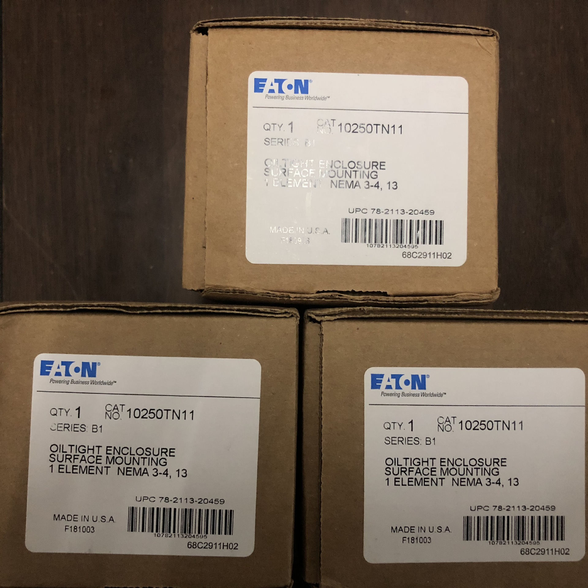 美国伊顿ETN按钮盒10250TN11原装正品