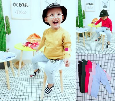 2018 Autumn and winter new pattern pinkycolor High elastic Core yarn sweaters With children Socket family Base coat