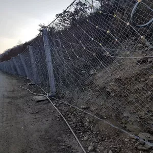 Активная/пассивная защитная сетка, сетка для защиты от оползней, гибкая защитная сетка для уклона sns, экологическая сетка для блокировки камней