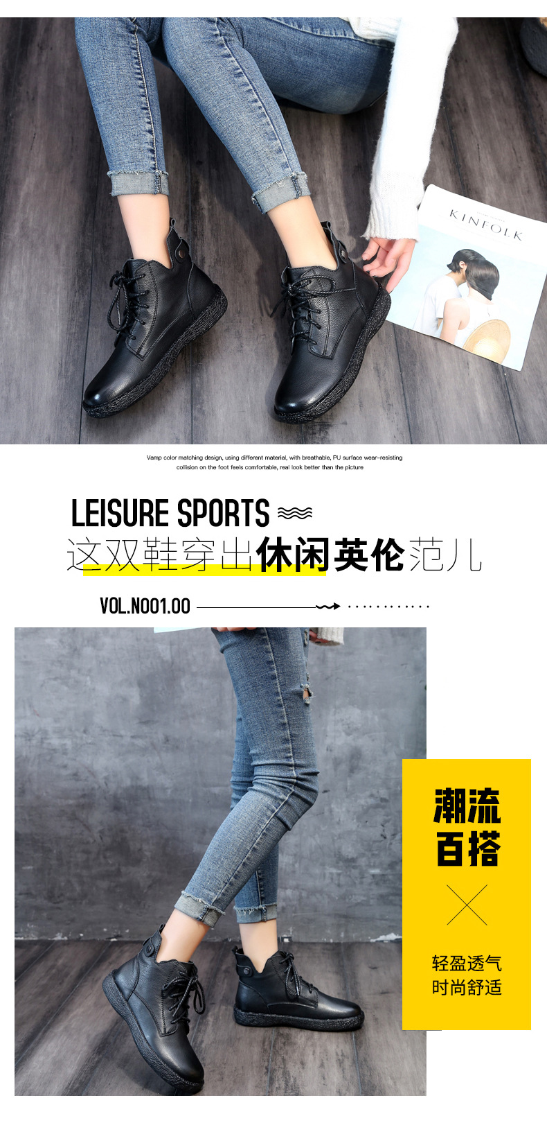 Bottes femme INFOHOMME en En cuir - Ref 3354726 Image 15