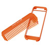 Manufactor customized plastic cement mirror comb suit Portable Comb Mirror Beauty tool Two-in-one mirror comb
