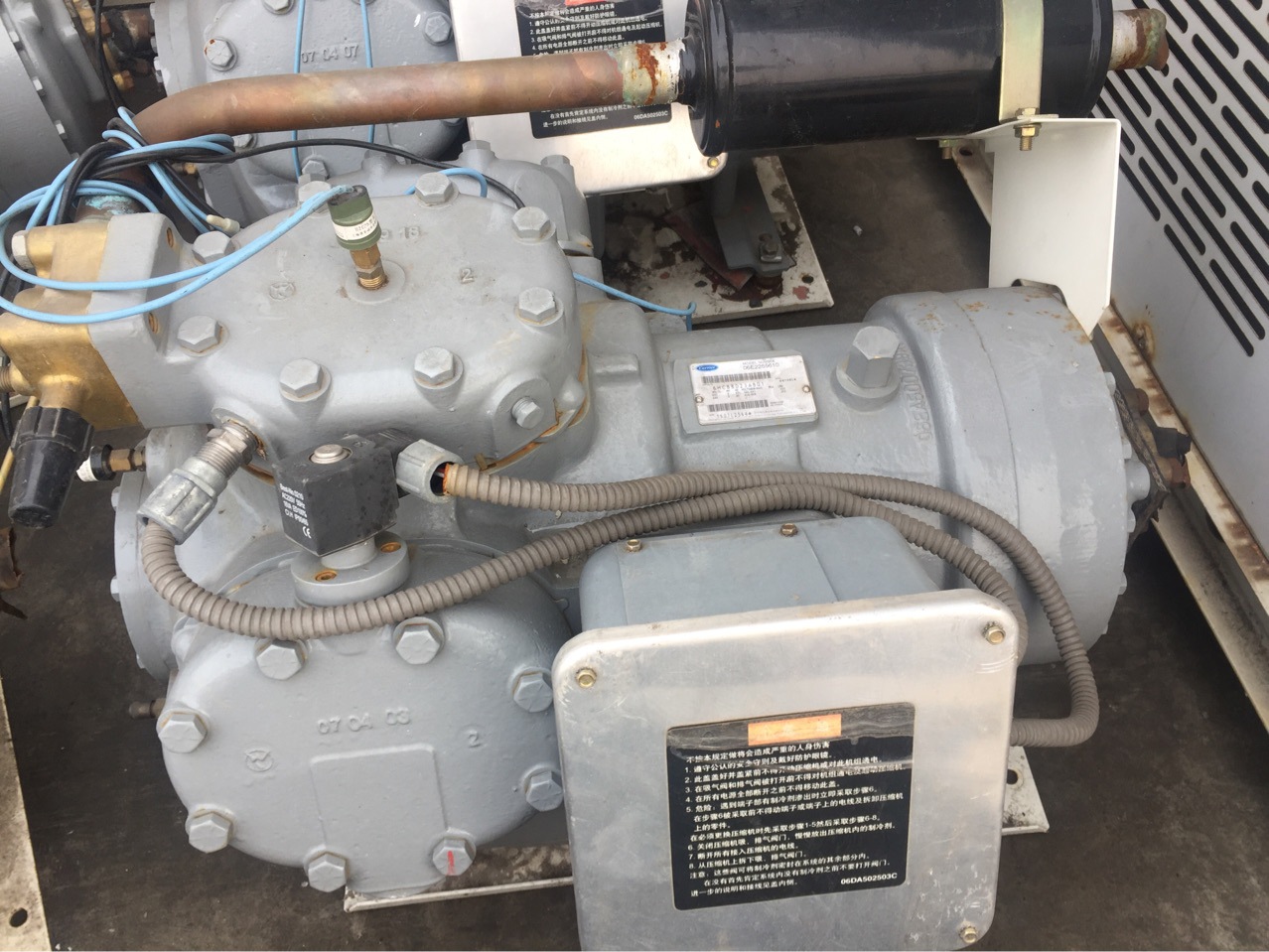 出售现拆机开利30匹压缩机06E2265610二手中央空调