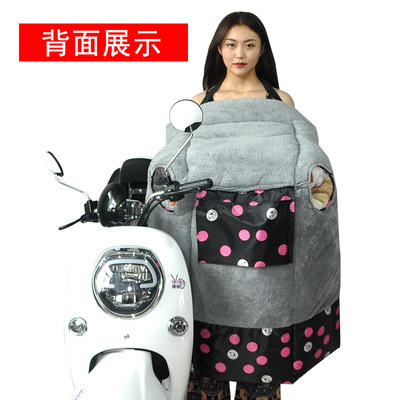 【厂家直销】冬季电动车挡风被保暖加绒防水踏板车三轮车挡风衣|ms