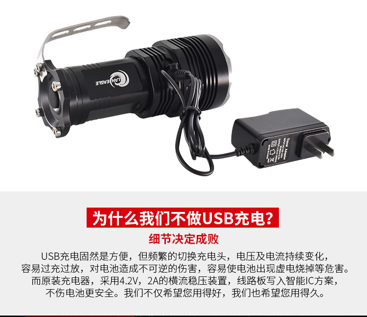 Lampe torche 10W - batterie 8000 mAh - Ref 3399708 Image 23