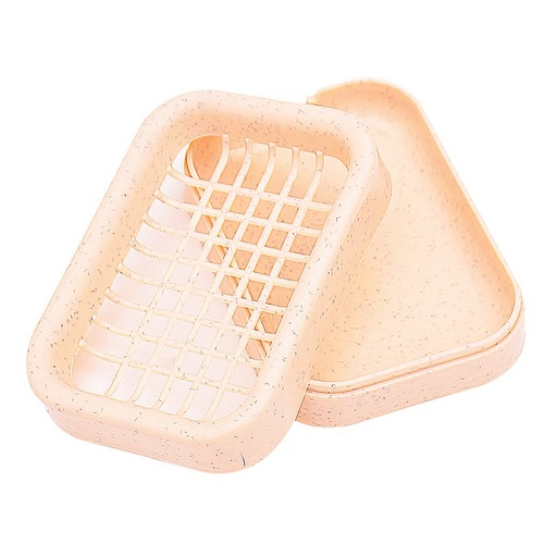 European double-layer drain soap box, detachable plastic soap box, bathroom soap box, bathroom handmade soap box