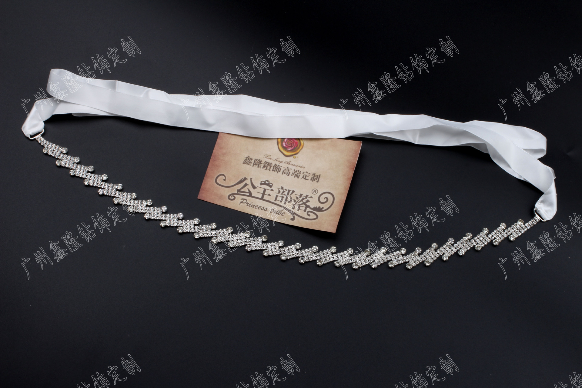 韩版婚纱礼服装饰腰链腰带高级水钻焊接腰带礼服演出服配饰腰带|ru