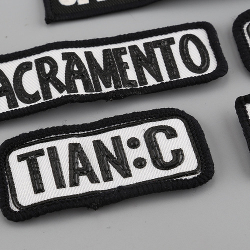 Manufacturer's direct sales fashion letter clothing accessories, clothing, bag, shoe, hat patches and stickers, multi-color microprint transfer cloth stickers