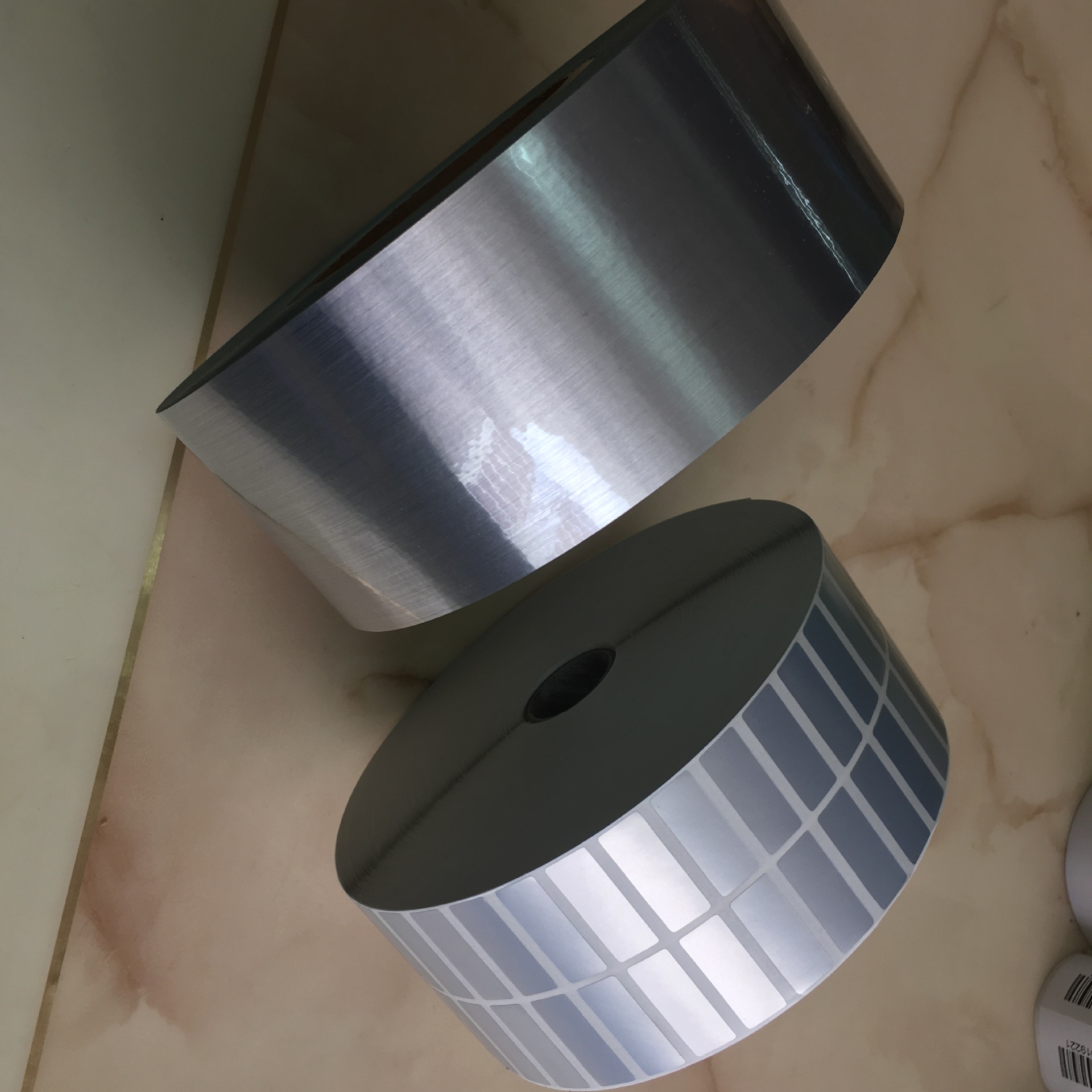 广东东莞LINTEC银消PET无尘聚酯VOCs标签104*45mm*列单排R23mm2拼