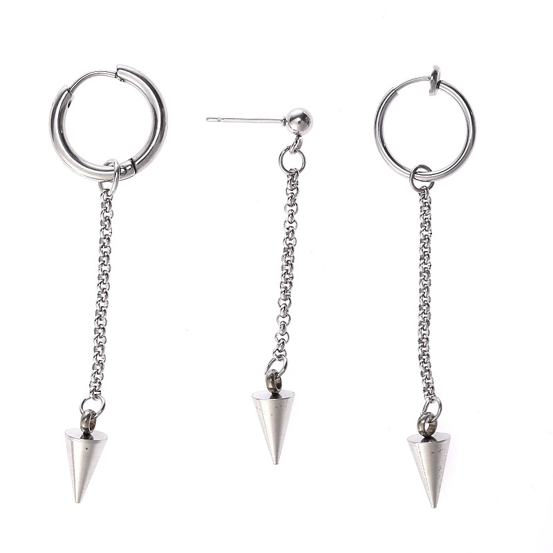 Earrings stainless steel with tassels, (Cross-border trading), wholesale