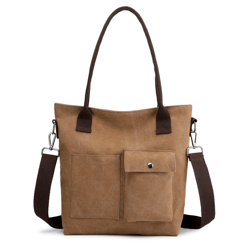 2019 new wave casual ladies bag fashion cloth bag wild single shoulder slung female bag canvas handbag handbag