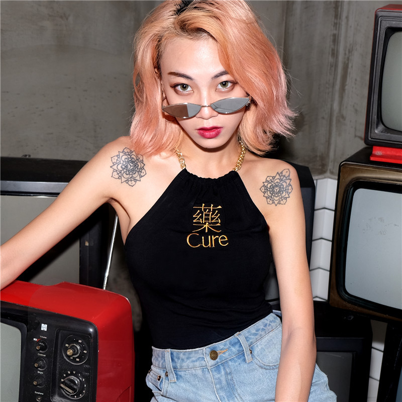 Model wearing Chic Cotton Camisole