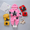 Children's set with hood, long sleeve, children's clothing, wholesale