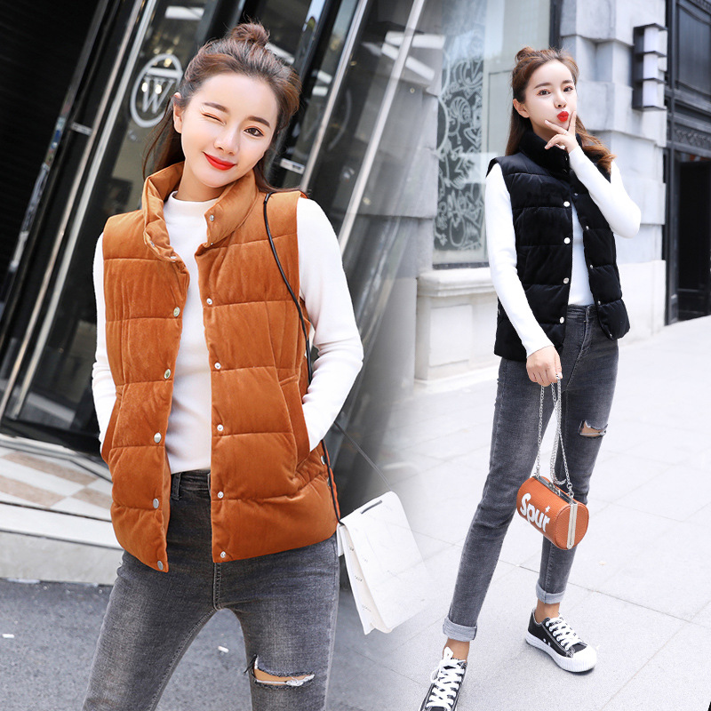 Gilet femme MARQUE INDéPENDANTE en Velours d or - Ref 3317344 Image 1