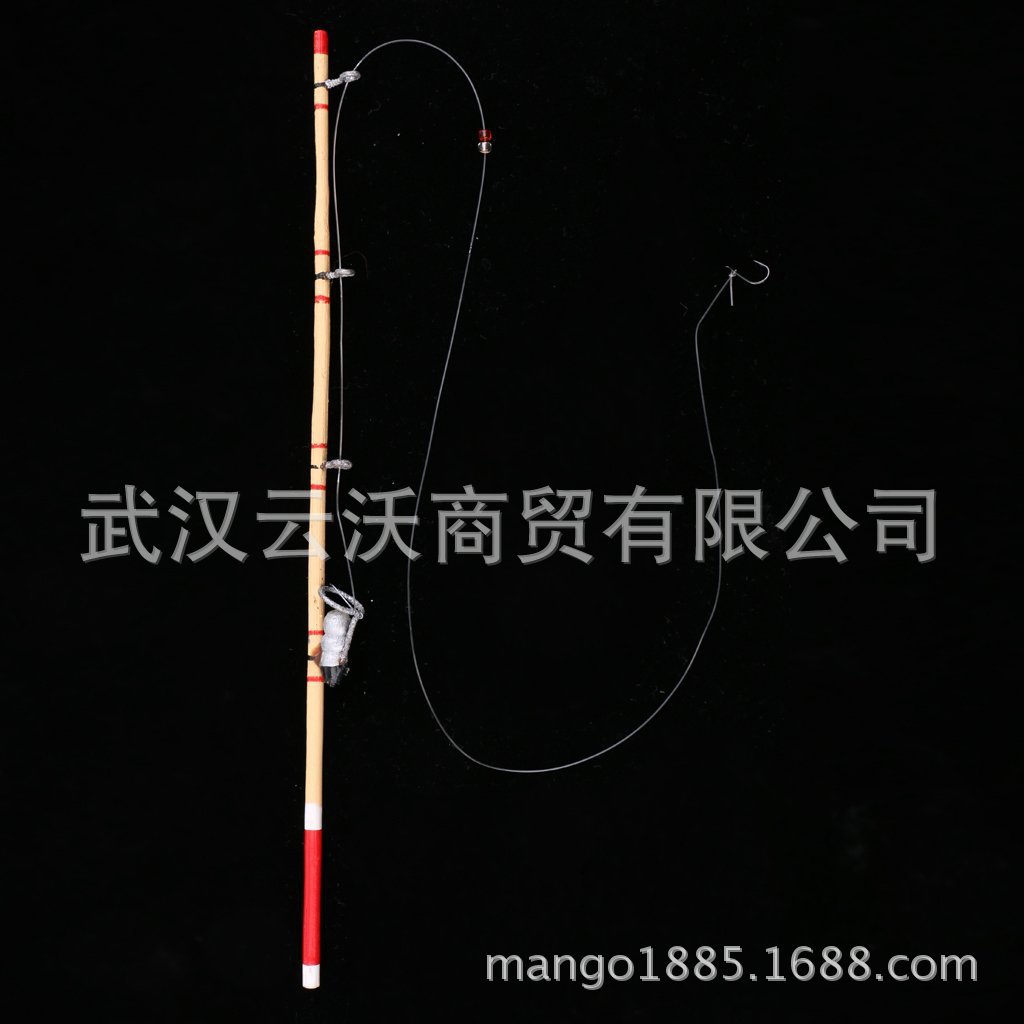 1:12 Dollhouse mini escena al aire libre modelo apoyos pesca varilla pesca engranaje tiempo ocio ~