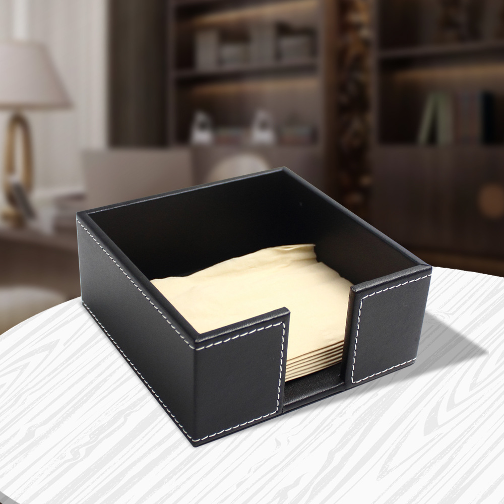 创意皮方巾纸巾盒 家居抽纸盒 方形面巾纸收纳盒餐厅酒店专用定制|ru