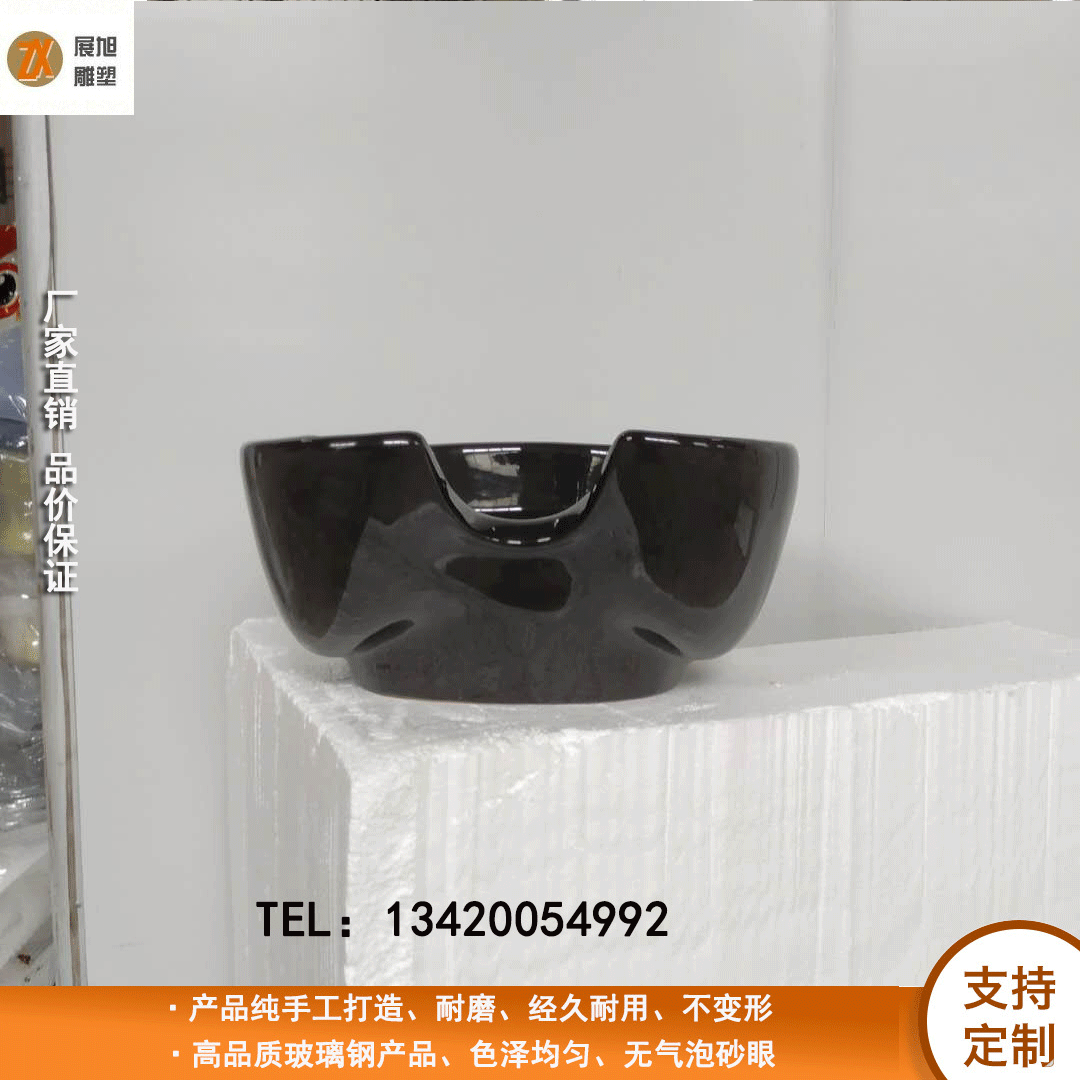 厂家直销定制美容美发洗头盆理发店家用医用暗金玻璃钢洗头盆|ms