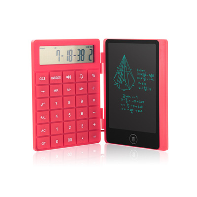 fold Calculator Handwriting board 6 inch LCD liquid crystal Handwriting board english Broadcast calculation Process Lock screen Handwriting content