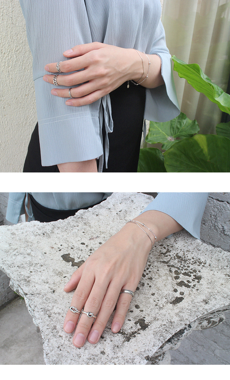 Korean sterling silver opening ring wholesale