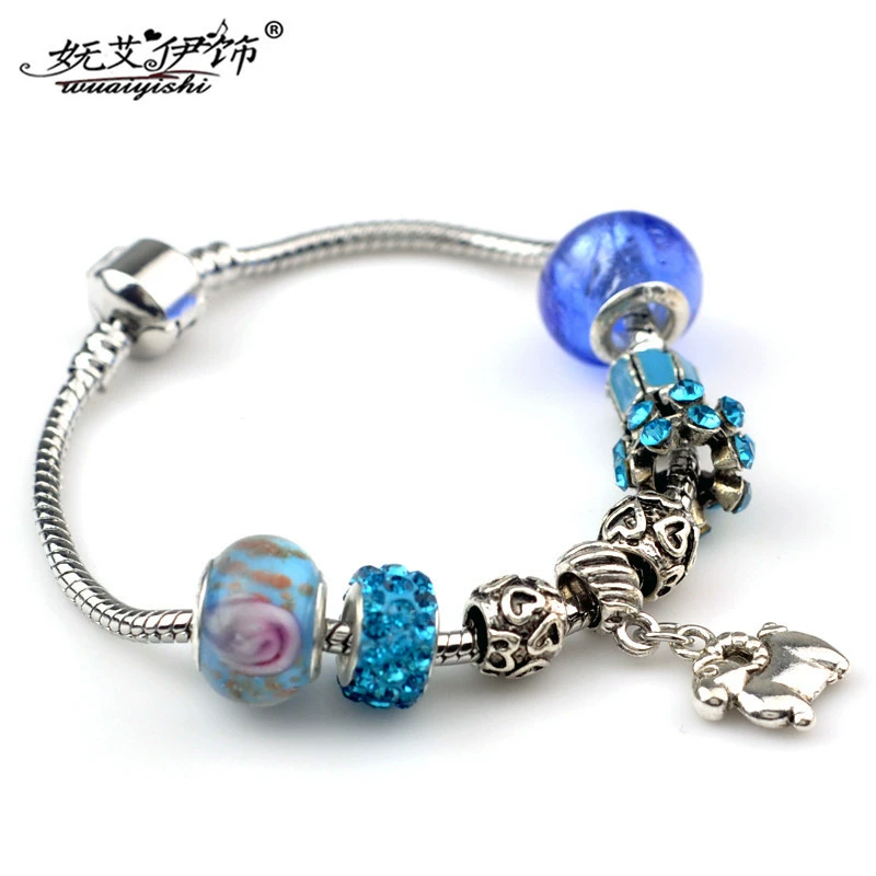 Браслет из бусин для любимого, европейский стиль, Aliexpress