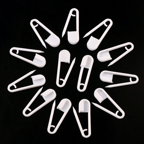 100 pcs/pack plastic pins safety pins wholesale discount for large quantity