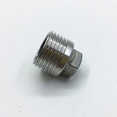 Factory wholesale 4mm stainless steel thickened external thread plug / pipe plug / thread plug DN15 G1/2 external thread plug