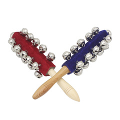Orff musical instrument vertical bell stick bell Ma Ling 21 bell bell stick Orff toys early education teaching aids musical instruments wholesale
