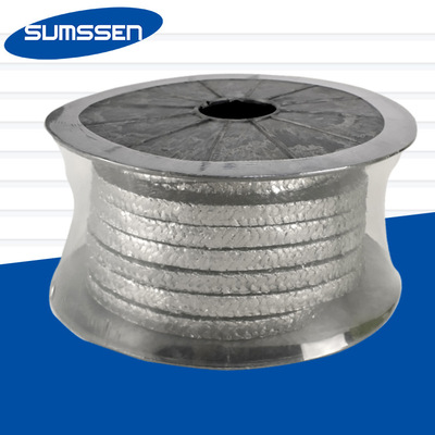 廠家直銷耐高溫鎳絲石墨盤根 高壓柔性純石墨盤根支持壹件代發