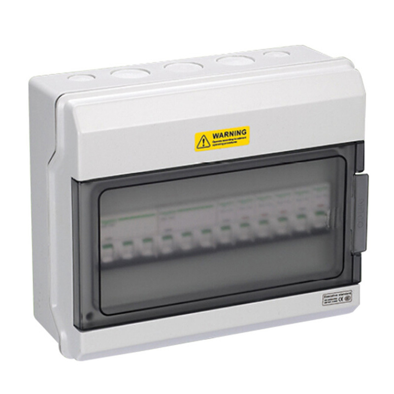 12回路配电箱 明装防水配电箱 PC防水箱 IP65 GDB-12 273*230*110