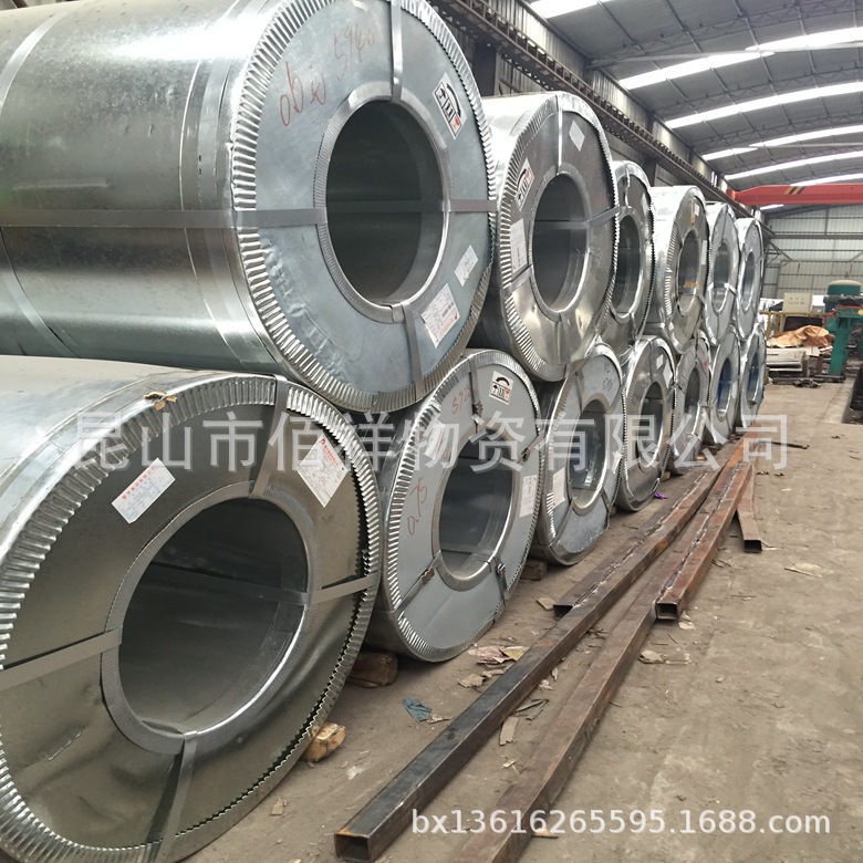 现货镀锌板 镀锌卷DX51D高锌层 无花有花镀锌卷板分条开平批发价